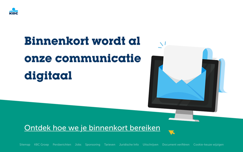 Binnenkort wordt onze communicatie digitaal
